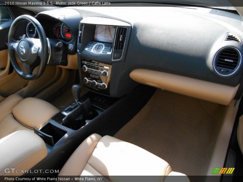 Mystic Jade Green / Caffe Latte 2010 Nissan Maxima 3.5 S