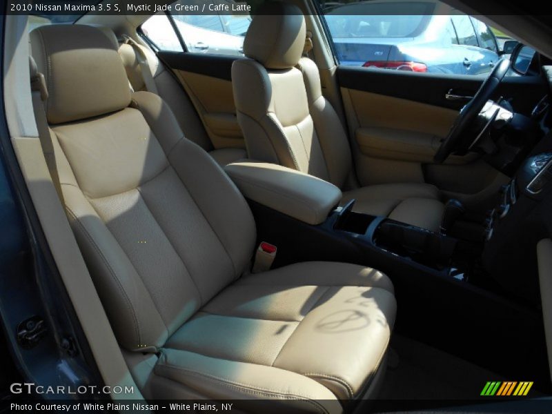 Mystic Jade Green / Caffe Latte 2010 Nissan Maxima 3.5 S
