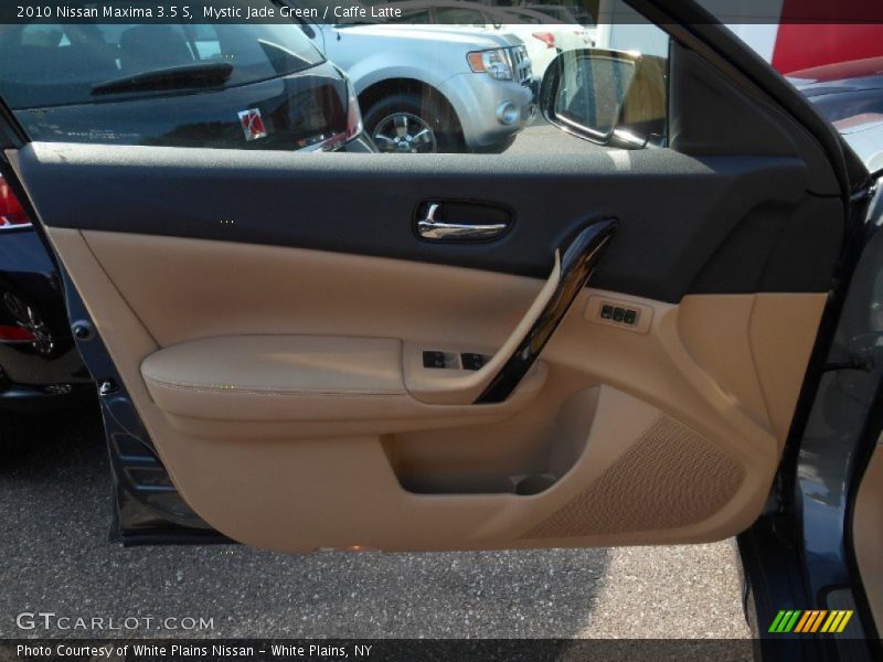 Mystic Jade Green / Caffe Latte 2010 Nissan Maxima 3.5 S
