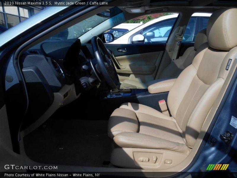 Mystic Jade Green / Caffe Latte 2010 Nissan Maxima 3.5 S