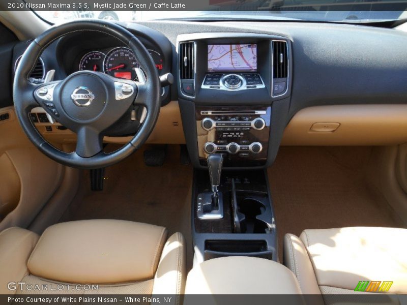Mystic Jade Green / Caffe Latte 2010 Nissan Maxima 3.5 S