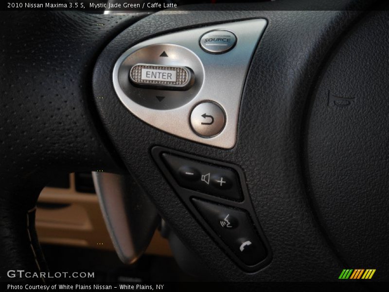 Mystic Jade Green / Caffe Latte 2010 Nissan Maxima 3.5 S