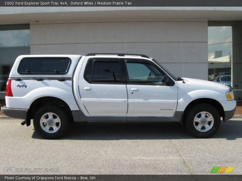 Oxford White / Medium Prairie Tan 2002 Ford Explorer Sport Trac 4x4