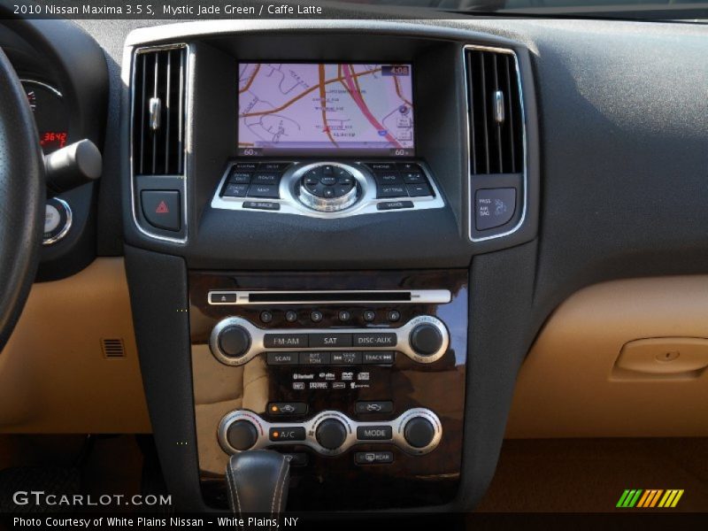 Mystic Jade Green / Caffe Latte 2010 Nissan Maxima 3.5 S