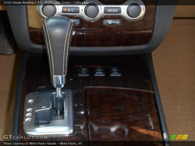 Mystic Jade Green / Caffe Latte 2010 Nissan Maxima 3.5 S