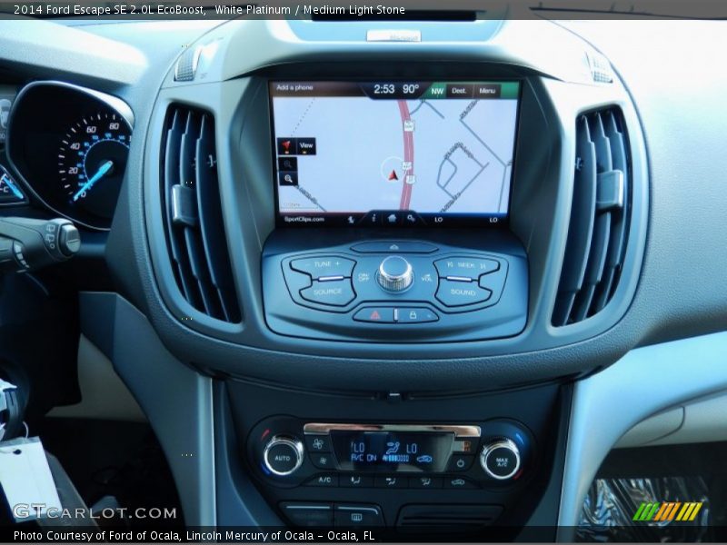 Controls of 2014 Escape SE 2.0L EcoBoost