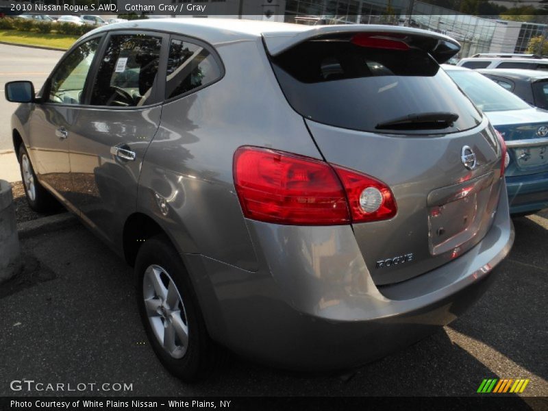 Gotham Gray / Gray 2010 Nissan Rogue S AWD