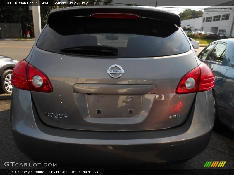 Gotham Gray / Gray 2010 Nissan Rogue S AWD