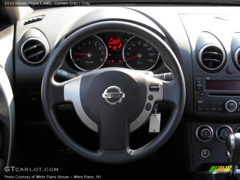 Gotham Gray / Gray 2010 Nissan Rogue S AWD