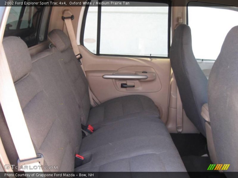 Oxford White / Medium Prairie Tan 2002 Ford Explorer Sport Trac 4x4