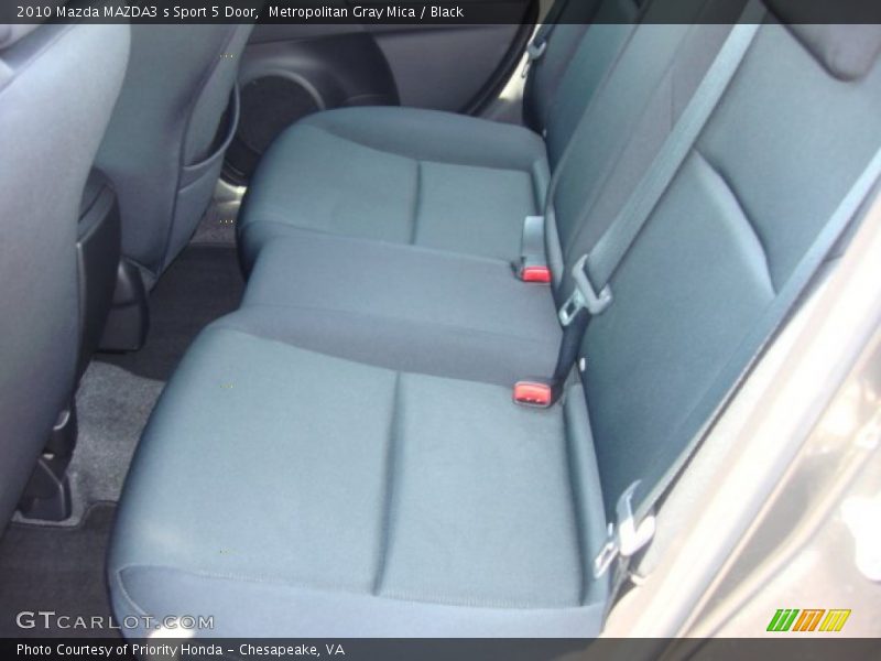 Metropolitan Gray Mica / Black 2010 Mazda MAZDA3 s Sport 5 Door