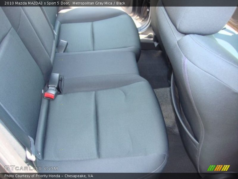 Metropolitan Gray Mica / Black 2010 Mazda MAZDA3 s Sport 5 Door