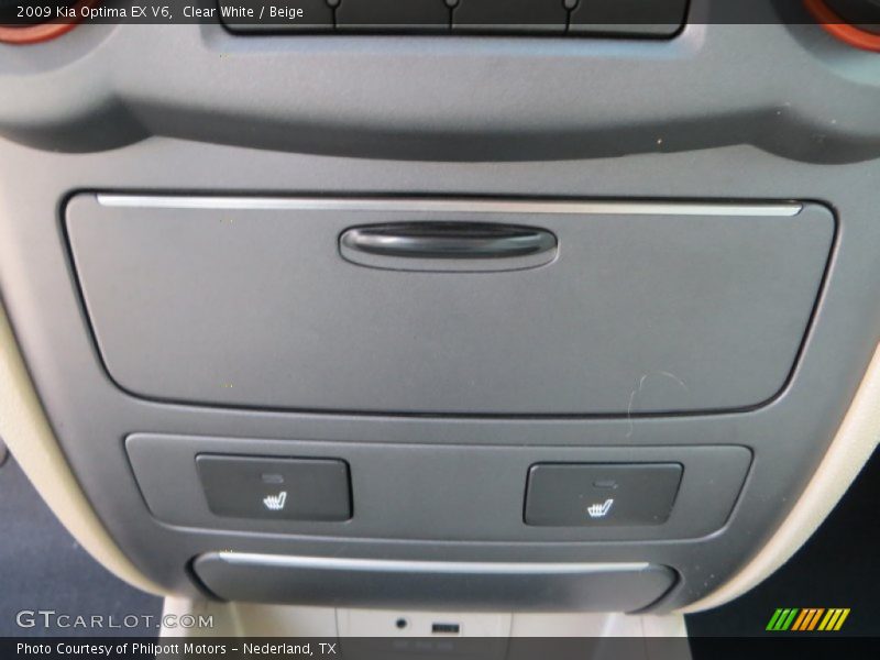 Clear White / Beige 2009 Kia Optima EX V6