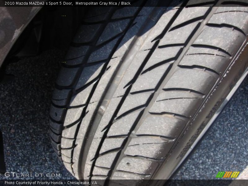 Metropolitan Gray Mica / Black 2010 Mazda MAZDA3 s Sport 5 Door