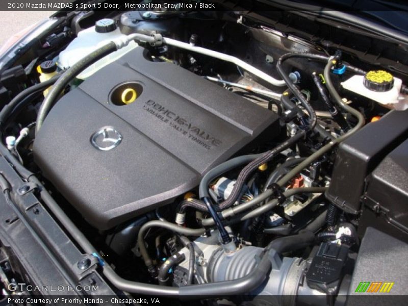 Metropolitan Gray Mica / Black 2010 Mazda MAZDA3 s Sport 5 Door