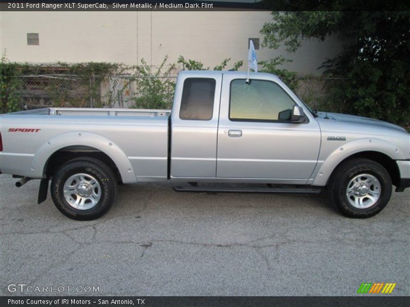 Silver Metallic / Medium Dark Flint 2011 Ford Ranger XLT SuperCab