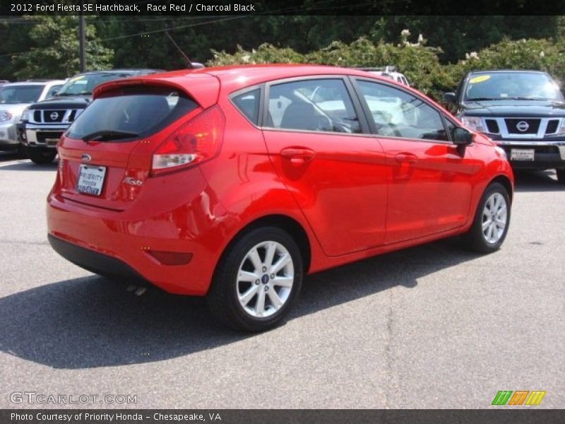 Race Red / Charcoal Black 2012 Ford Fiesta SE Hatchback