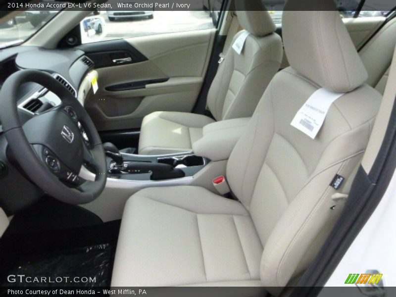 2014 Accord EX-L V6 Sedan Ivory Interior