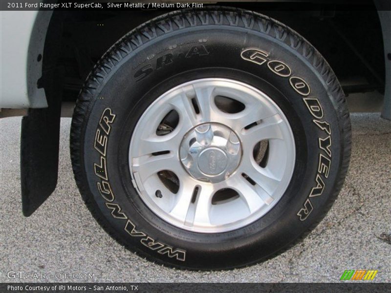 Silver Metallic / Medium Dark Flint 2011 Ford Ranger XLT SuperCab
