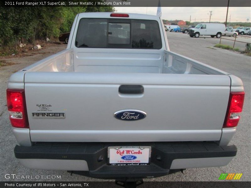 Silver Metallic / Medium Dark Flint 2011 Ford Ranger XLT SuperCab