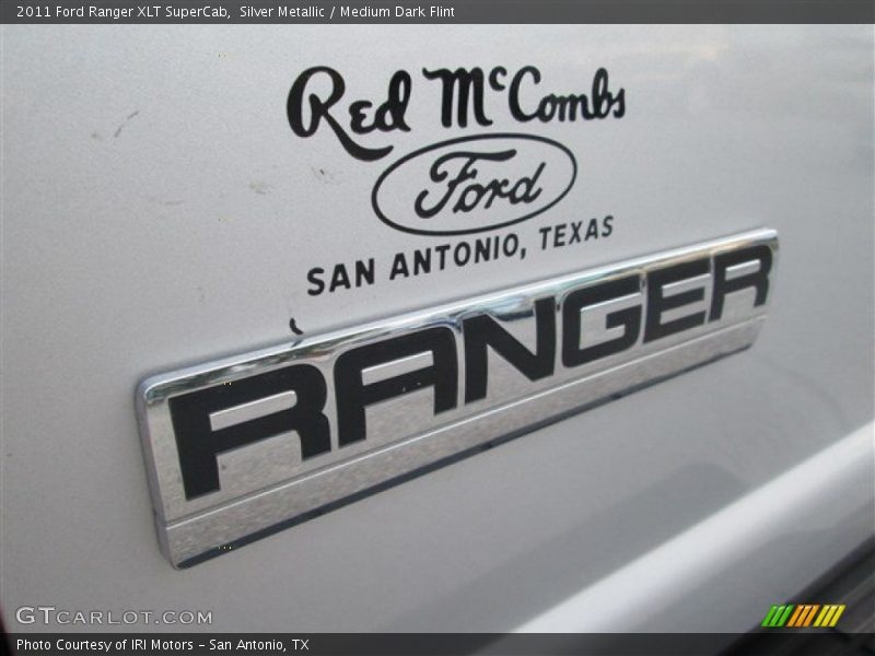 Silver Metallic / Medium Dark Flint 2011 Ford Ranger XLT SuperCab