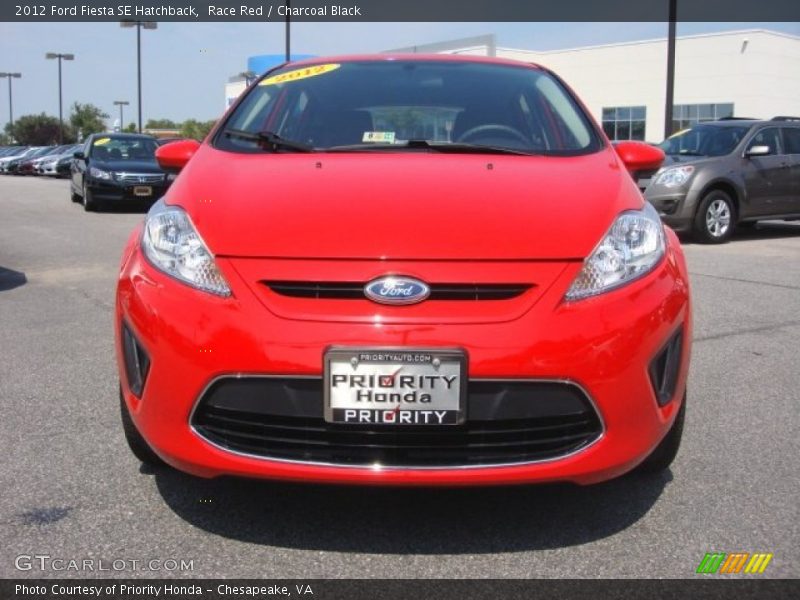 Race Red / Charcoal Black 2012 Ford Fiesta SE Hatchback