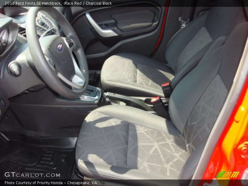 Race Red / Charcoal Black 2012 Ford Fiesta SE Hatchback