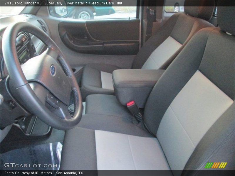 Silver Metallic / Medium Dark Flint 2011 Ford Ranger XLT SuperCab