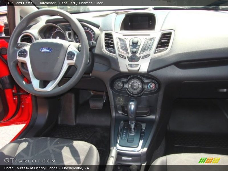 Race Red / Charcoal Black 2012 Ford Fiesta SE Hatchback