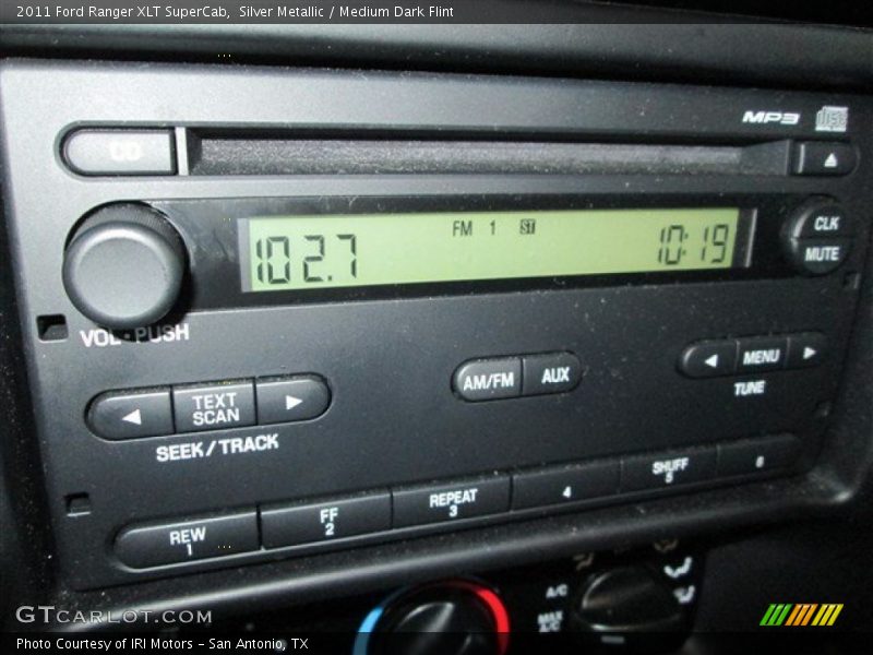 Silver Metallic / Medium Dark Flint 2011 Ford Ranger XLT SuperCab