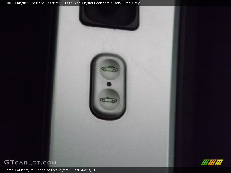 Blaze Red Crystal Pearlcoat / Dark Slate Grey 2005 Chrysler Crossfire Roadster