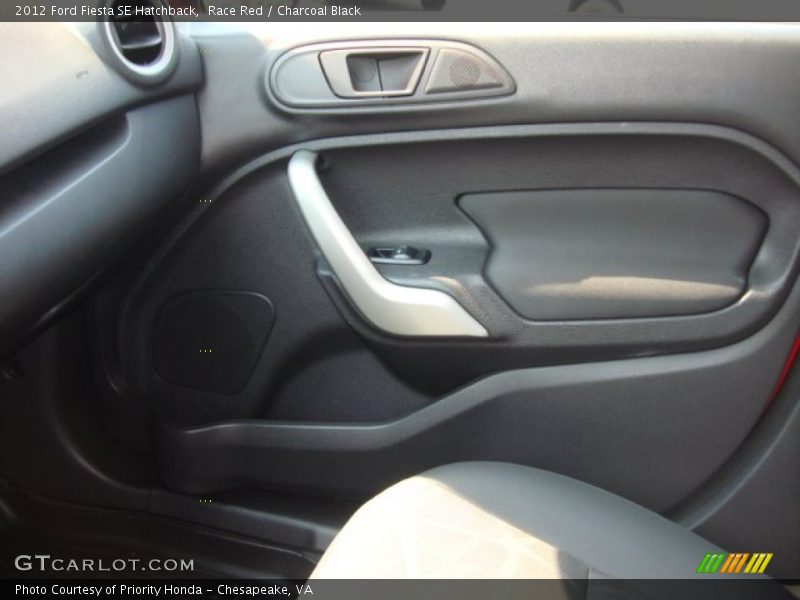 Race Red / Charcoal Black 2012 Ford Fiesta SE Hatchback