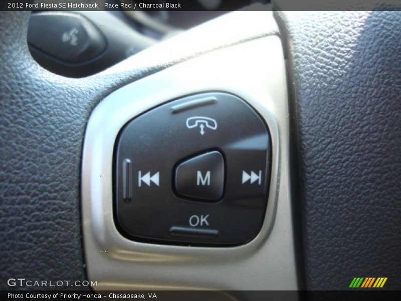 Race Red / Charcoal Black 2012 Ford Fiesta SE Hatchback