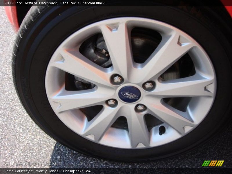 Race Red / Charcoal Black 2012 Ford Fiesta SE Hatchback