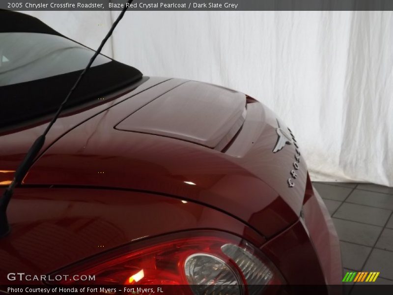 Blaze Red Crystal Pearlcoat / Dark Slate Grey 2005 Chrysler Crossfire Roadster