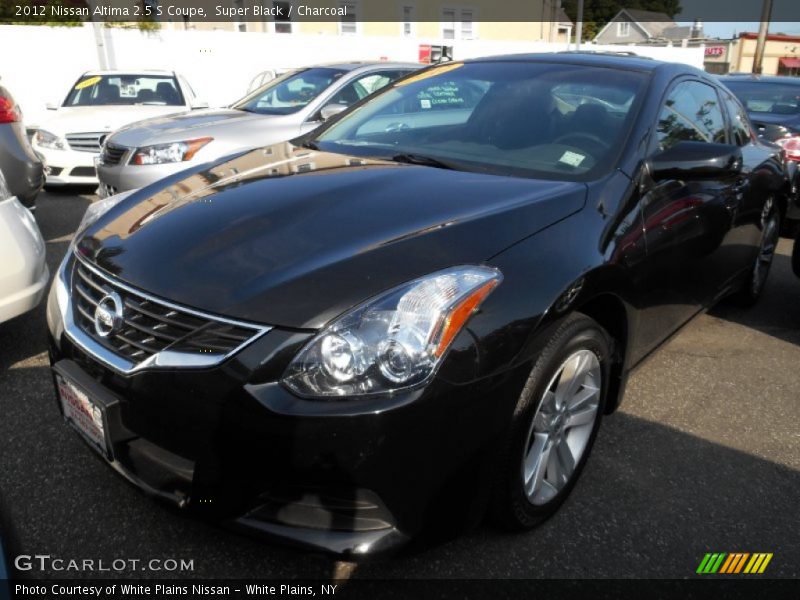 Super Black / Charcoal 2012 Nissan Altima 2.5 S Coupe