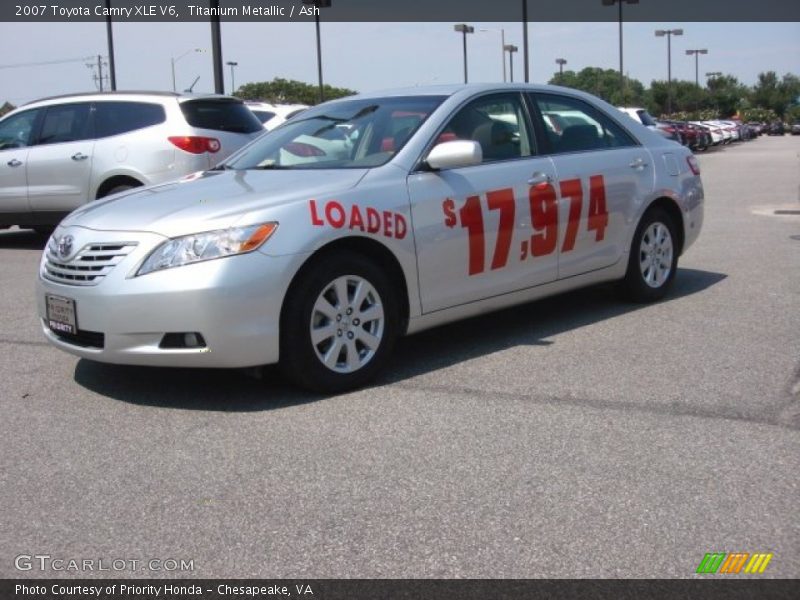 Titanium Metallic / Ash 2007 Toyota Camry XLE V6