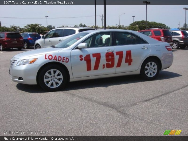 Titanium Metallic / Ash 2007 Toyota Camry XLE V6