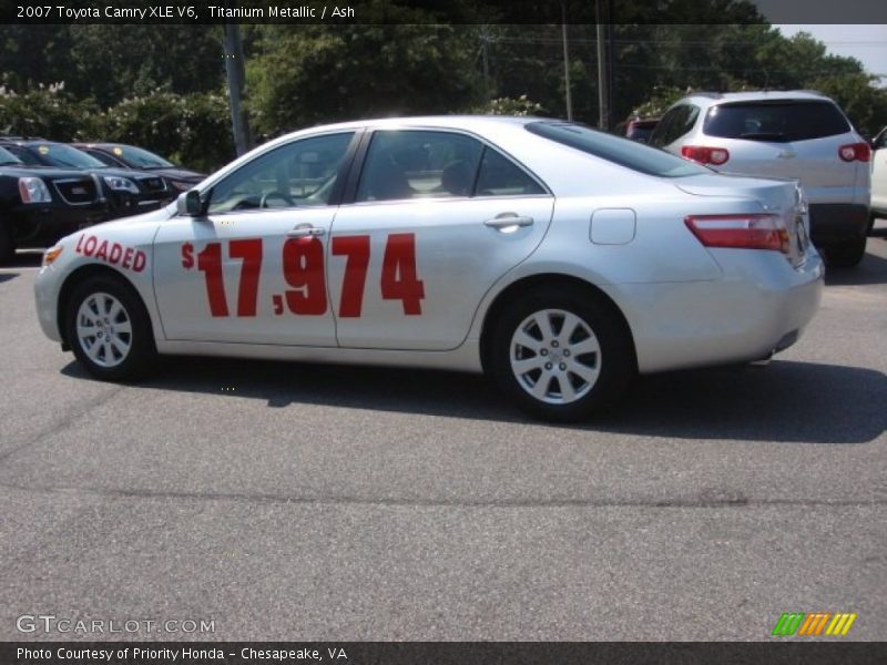 Titanium Metallic / Ash 2007 Toyota Camry XLE V6