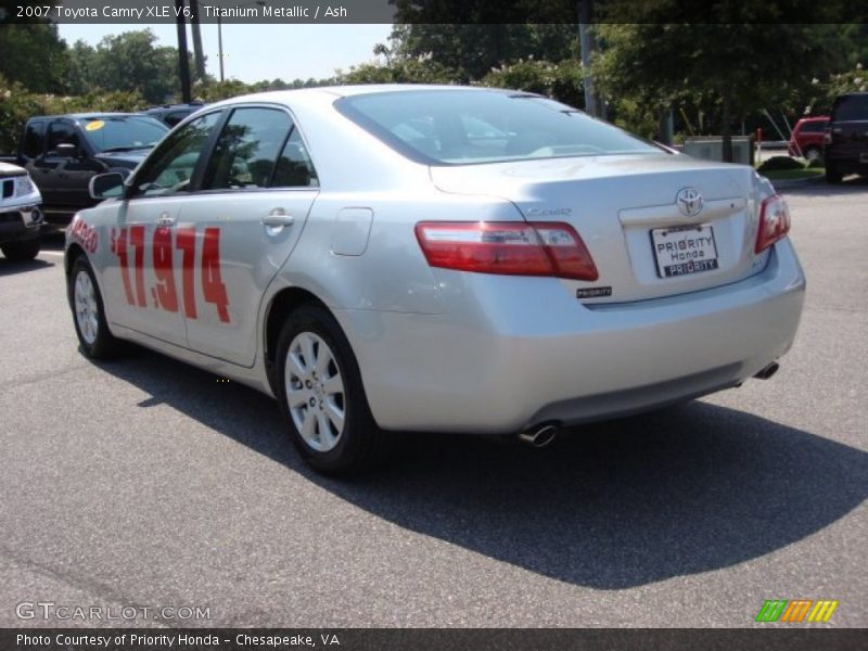 Titanium Metallic / Ash 2007 Toyota Camry XLE V6