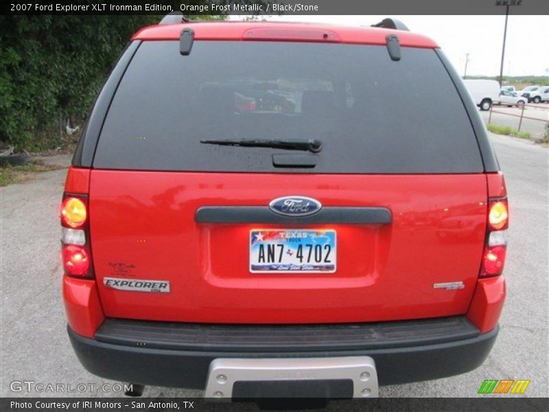 Orange Frost Metallic / Black/Stone 2007 Ford Explorer XLT Ironman Edition