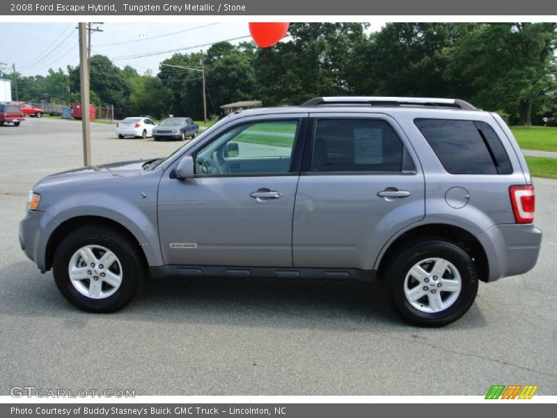 Tungsten Grey Metallic / Stone 2008 Ford Escape Hybrid