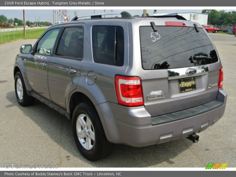 Tungsten Grey Metallic / Stone 2008 Ford Escape Hybrid