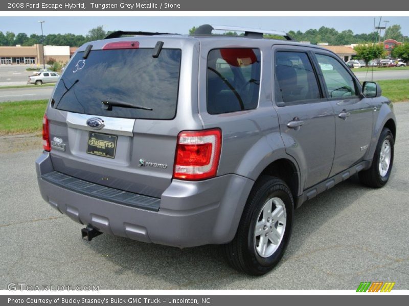 Tungsten Grey Metallic / Stone 2008 Ford Escape Hybrid