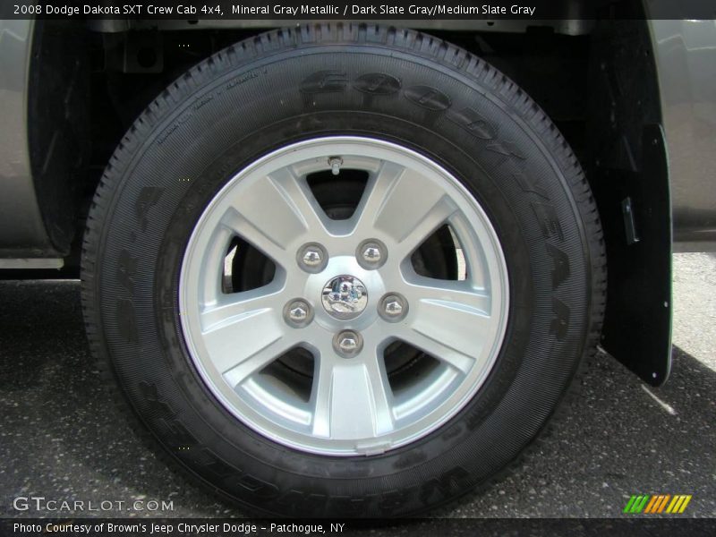 Mineral Gray Metallic / Dark Slate Gray/Medium Slate Gray 2008 Dodge Dakota SXT Crew Cab 4x4