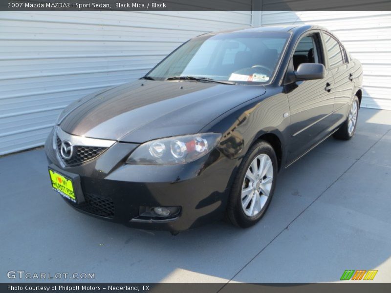 Black Mica / Black 2007 Mazda MAZDA3 i Sport Sedan