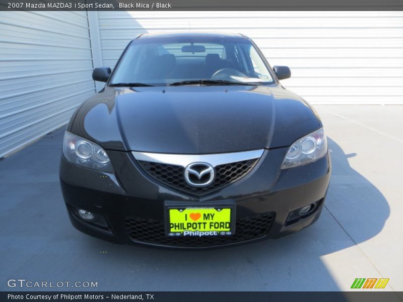 Black Mica / Black 2007 Mazda MAZDA3 i Sport Sedan