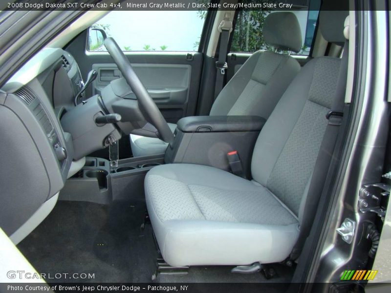 Mineral Gray Metallic / Dark Slate Gray/Medium Slate Gray 2008 Dodge Dakota SXT Crew Cab 4x4