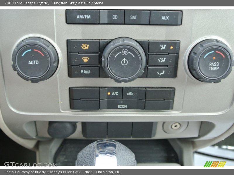 Tungsten Grey Metallic / Stone 2008 Ford Escape Hybrid