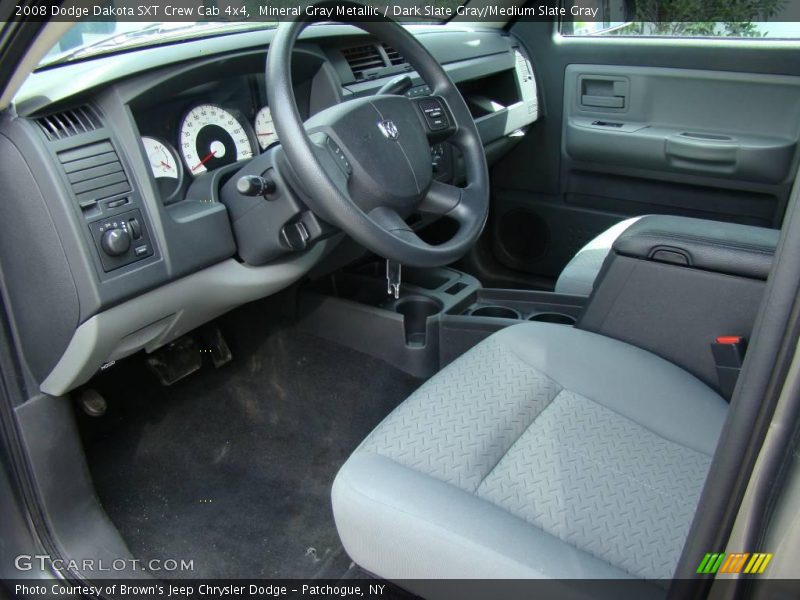 Mineral Gray Metallic / Dark Slate Gray/Medium Slate Gray 2008 Dodge Dakota SXT Crew Cab 4x4